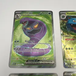 Pokemon TCG S&V: 151 Lot Of 5 Cards Arbok Venusaur Blastoise - Image 2