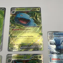 Pokemon TCG S&V: 151 Lot Of 5 Cards Arbok Venusaur Blastoise - Image 4