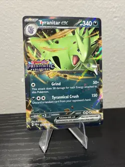 Pokemon TCG Tyranitar EX Cosmos Holo Ultra Rare Card Stamped NM - Image 1