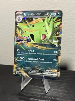 Pokemon TCG Tyranitar EX Cosmos Holo Ultra Rare Card Stamped NM - Image 2