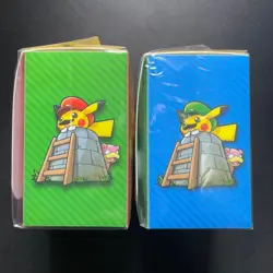 Pokemon Cards Mario Pikachu Luigi Pikachu Deck Case Unopened - Image 4
