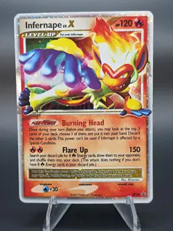 Infernape LV. X DP10 Diamond & Pearl Promo Holo Pokemon Card - Image 2