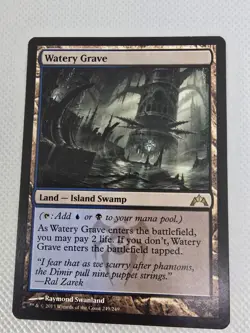 Wizards Watery Grave Gatecrash 249 Land Blue Black Regular Raymond Swanland - Image 1