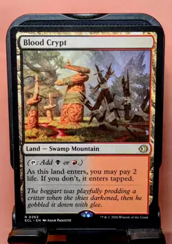 MTG Blood Crypt Lorwyn Eclipsed ECL Nonfoil Dual Land Shock Land R #262 TCG NM/M - Image 1