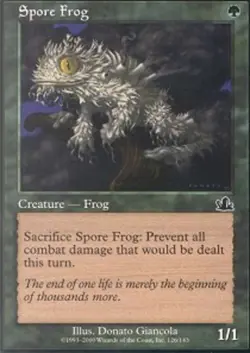 1x Spore Frog - Foil Moderate Play MTG Magic - Kid Icarus - - Image 1
