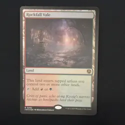 Rockfall Vale FOIL MTG Innistrad Remastered Rare 282 NM - Image 1