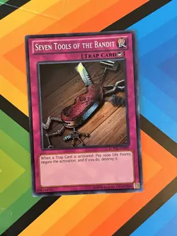 Yugioh Seven Tools of the Bandit LCYW-EN089 Secret Rare NM - Image 1