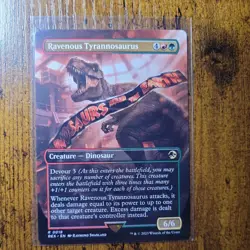 Ravenous Tyrannosaurus (Borderless) Universes Beyond: Jurassic World 0018 NM - Image 1