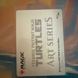 Magic the Gathering Heroes in a Half Shell Art Card TMNT - Image 4