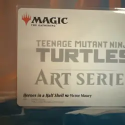 Magic the Gathering Heroes in a Half Shell Art Card TMNT - Image 5