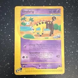 Girafarig 58/144 Skyridge Common Regular Pokemon TCG English - Image 1
