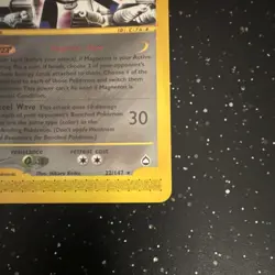 Magneton 022/147 Aquapolis Rare Regular Pokemon TCG English - Image 5