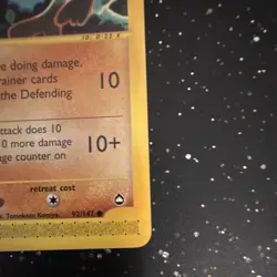 Mankey 092/147 Aquapolis Common Regular 40 HP Pokemon TCG English - Image 5