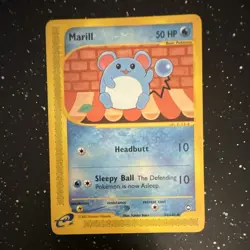 Marill 053/147 Aquapolis Uncommon Regular Pokemon TCG English - Image 1