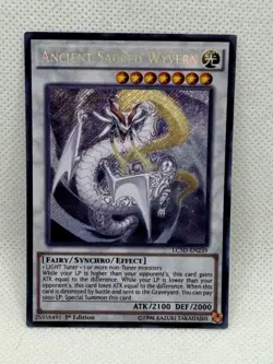 Yugioh! Ancient Sacred Wyvern - LC5D-EN239 - Secret Rare - 1st Edition NM - Image 1