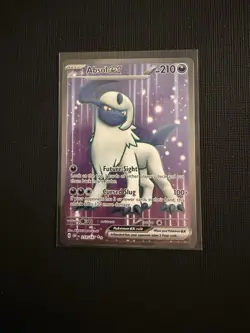 Absol EX Full Art Ultra Rare - 214/197 - Obsidian Flames Pokemon 2023 - Image 1