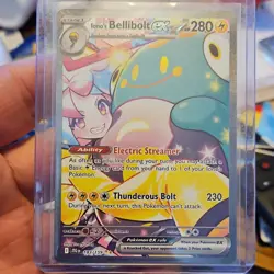 Pokemon Iono's Bellibolt ex Special Illustration Rare Holo EX Sv09 183/159 - Image 1