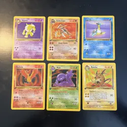 Vintage Pokemon Lot - 1st Edition Fossil Non-Holo Rares Moltres (See descrip) NM - Image 1