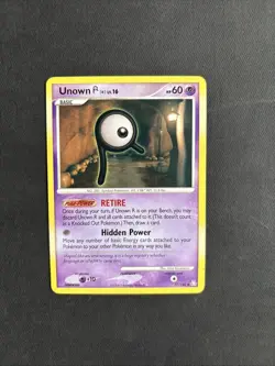 Pokemon TCG Unown R Legends Awakened TCG 77/146 Regular Uncommon Non Holo 2008 - Image 1