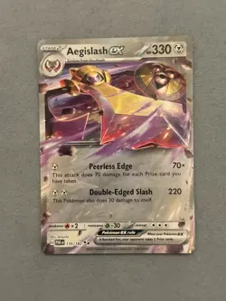 Pokemon TCG Aegislash EX 135/182 Holo Rare Paradox Rift NM/M - Image 1
