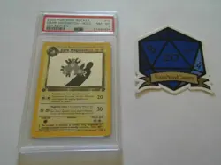 x1 2000 Pokemon Team Rocket 1st Edition Dark Magneton Holo 11 PSA 8 NM-MT - Image 1