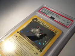 x1 2000 Pokemon Team Rocket 1st Edition Dark Magneton Holo 11 PSA 8 NM-MT - Image 3