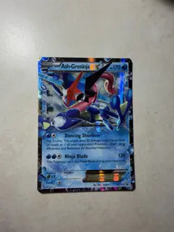 Ash-Greninja EX XY133 Promo XY Black Star Promos Pokemon Heavily Played - Image 1