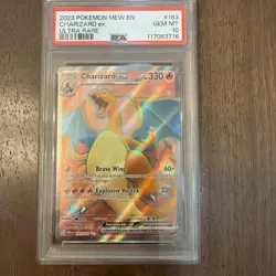 2023 Pokemon Scarlet & Violet 151 #183 Charizard ex Ultra Rare Holo PSA 10 - Image 1