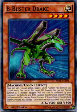 B-Buster Drake - SDKS-EN002 - Super Rare - 1st ed - Yugioh - Image 1