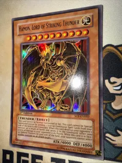 Hamon, Lord of Striking Thunder SOI-EN002 Ultra Rare 1st Edition YuGiOh NM - Image 3
