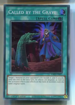 Yu-Gi-Oh! Called by the Grave Super Rare englisch RA01-EN057 Vom Grab Gerufen - Image 1