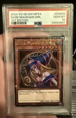 2024 Yu-Gi-Oh! DARK MAGICIAN GIRL MP24-EN009 QCSR PSA 10 - Image 1