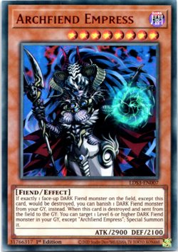 Archfiend Empress RED LDS3-EN007 - Ultra Rare - 1st Edition - Yugioh - Image 1