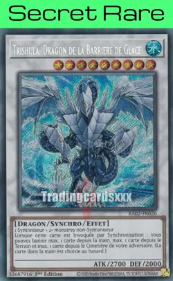 Yu-Gi-Oh! Trishula, Dragon de la Barriere de Glace : SE RA02-FR026 - Image 1