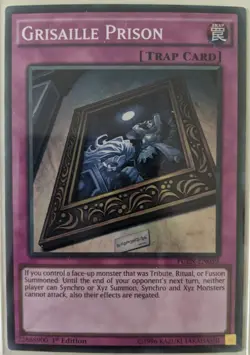 YuGiOh Grisaille Prison Super Rare 1st Edition FUEN-EN059 - Image 1