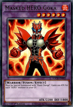 Masked HERO Goka - TOCH-EN043 - Rare - 1st Edition - Yugioh DISCOUNT FOR EXTRA - Image 1