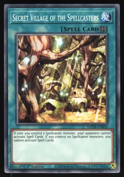 Secret Village of the Spellcasters - SDCH-EN022 - Common - 1st Edition Yugioh - Image 1
