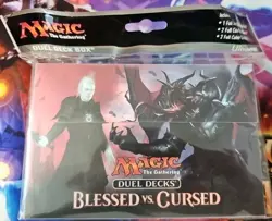 Magic The Gathering Duel Deck Box Blessed vs Cursed Hold Approximately 150 Cards - Image 1