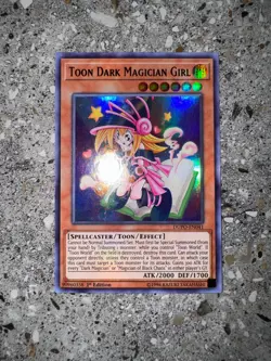 Yugioh TCG Toon Dark Magician Girl DUPO-EN041 Ultra Rare 1st Edition NM - Image 3