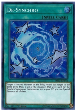 De-Synchro - HISU-EN044 - Super Rare - 1st Edition - Yugioh - Image 1