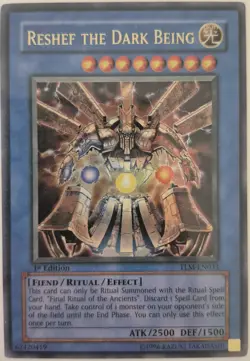 YuGiOh Reshef the Dark Being Ultra Rare 1st Edition TLM-EN033 - Image 1