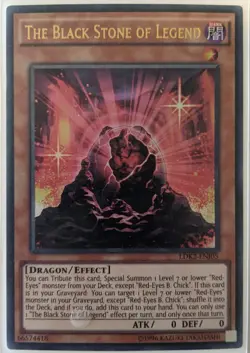 YuGiOh The Black Stone of Legend Ultra Rare LDK2-ENJ05 - Image 1