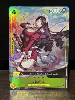 Baby 5 One Piece TCG OP12-112 Premium Best Selection Vol. 5 English Alt Promo - Image 1