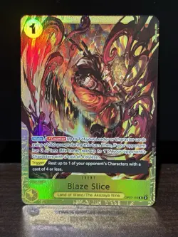 Blaze Slice R OP07-116 PROMO Premium Best Selection Vol. 5 ONE PIECE Card NM - Image 1