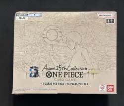 ONE PIECE CARD GAME: Extra Booster Anime 25th Collection Box EB02 * Small Dents* - Image 1