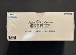 ONE PIECE CARD GAME: Extra Booster Anime 25th Collection Box EB02 * Small Dents* - Image 2
