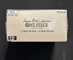 ONE PIECE CARD GAME: Extra Booster Anime 25th Collection Box EB02 * Small Dents* - Image 4