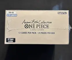 ONE PIECE CARD GAME: Extra Booster Anime 25th Collection Box EB02 * Small Dents* - Image 5