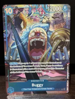 BUGGY OP09-051 ALT ART SR One Piece English Version 2nd Anniversary NM - Image 1