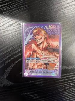 Donquixote Doflamingo - Alternate Alt Art Leader One Piece Card OP14-060 - Image 1
